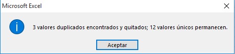 eliminar datos repetidos en excel automaticamente