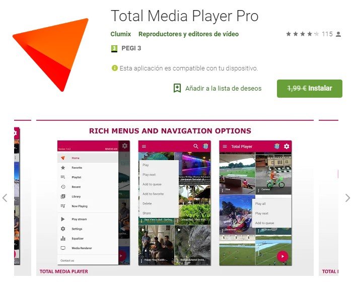 total media player pro gratis