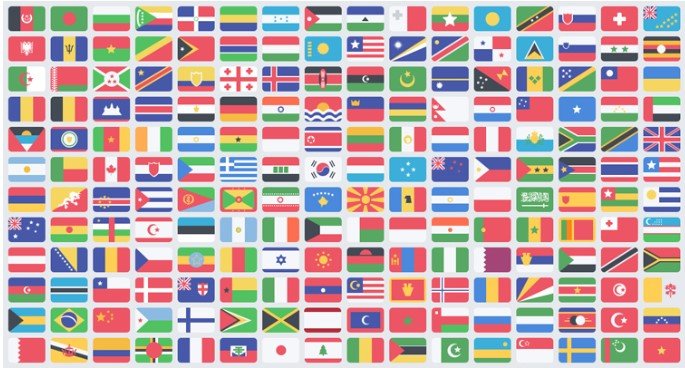 banderas de paises photoshop