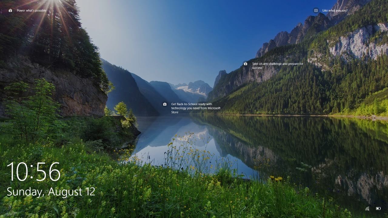 Conseguir las Imágenes de la pantalla de Bloqueo de Windows 10