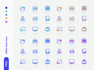 office icons sketch