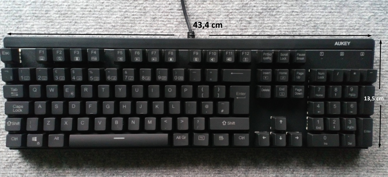 review teclado mecanico aukey