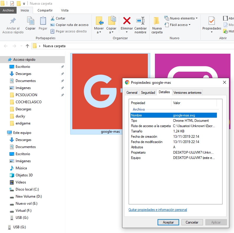 activar miniaturas de archivos svg windows