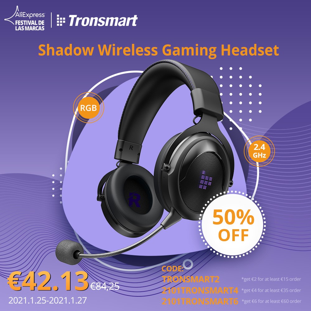 tronsmart shadow wireless gaming headset