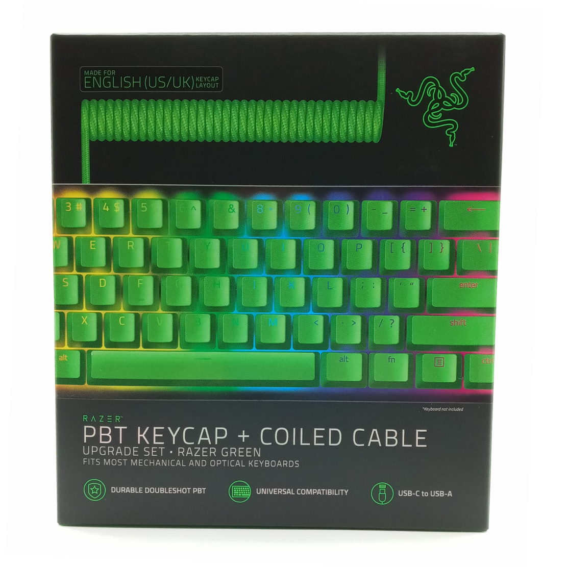 5 Razer PBT Keycap Coiled Cable Upgrade Set Review