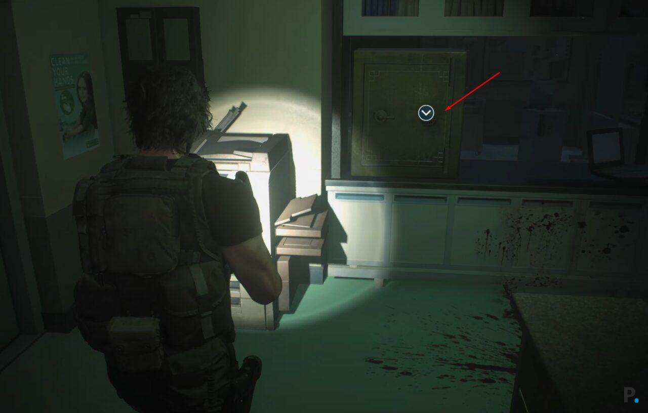 Resident Evil 3 Remake guia hospital caja fuerte