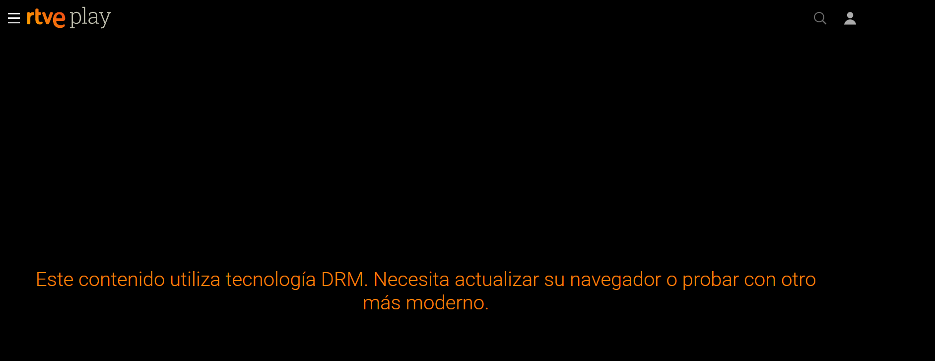 Pantalla en negro por Widevine desactivado en Brave